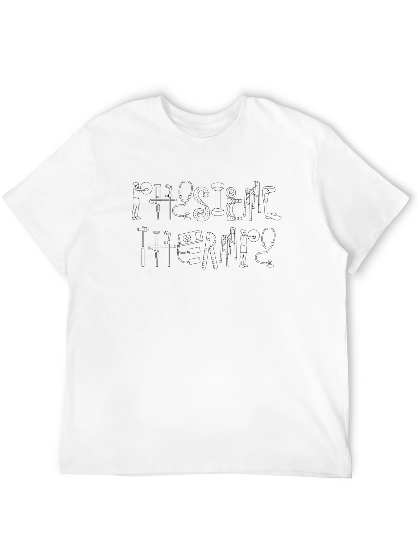 Physical Therapy Novelty Graphic T-Shirt
