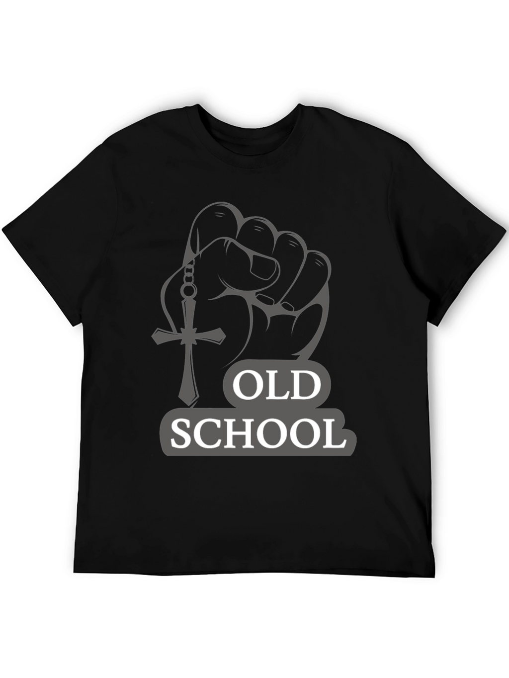 Old School Graphic T-Shirt - Black