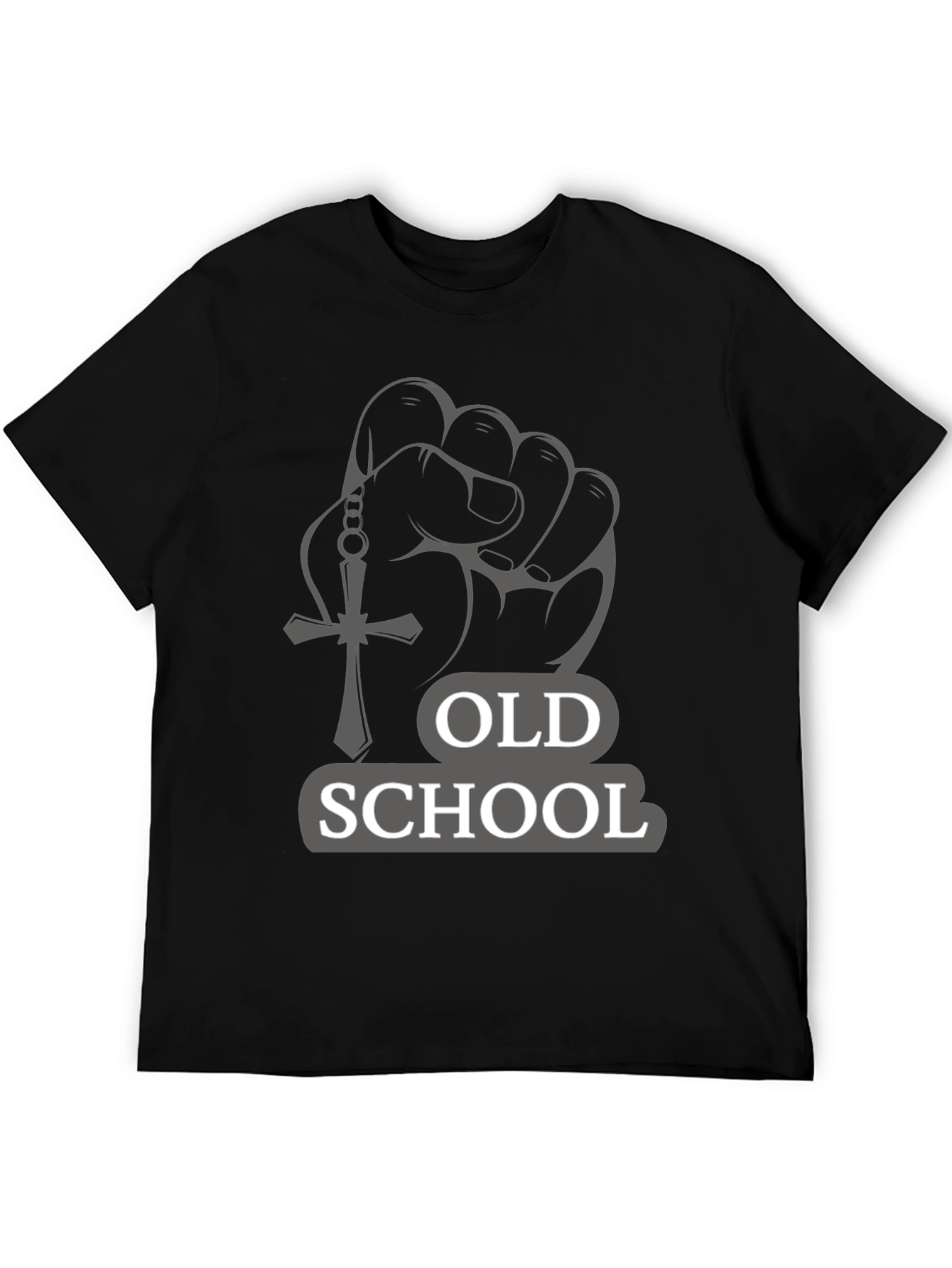 Old School Graphic T-Shirt - Black