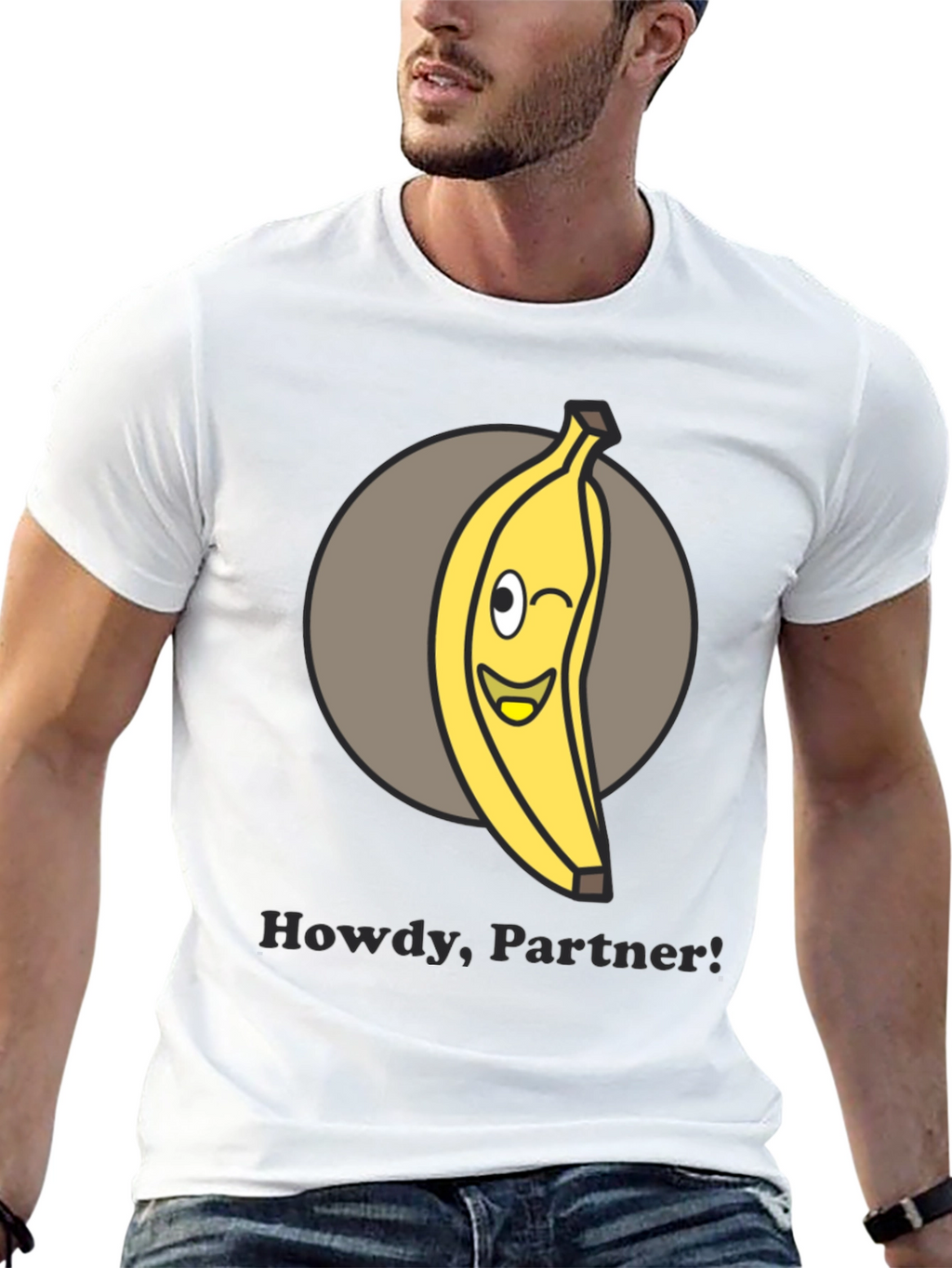 Howdy Partner Banana Graphic Tee