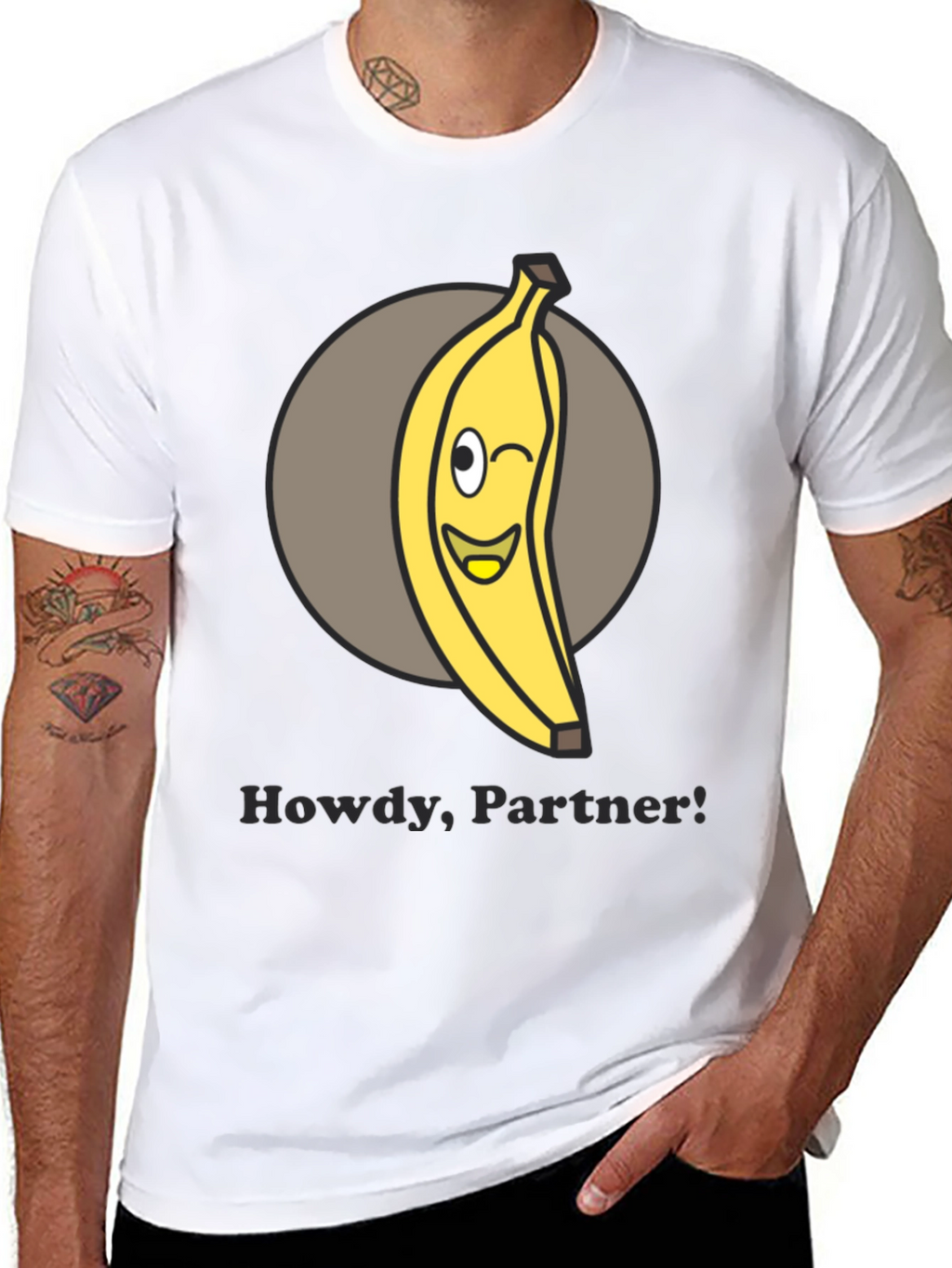 Howdy Partner Banana Graphic Tee