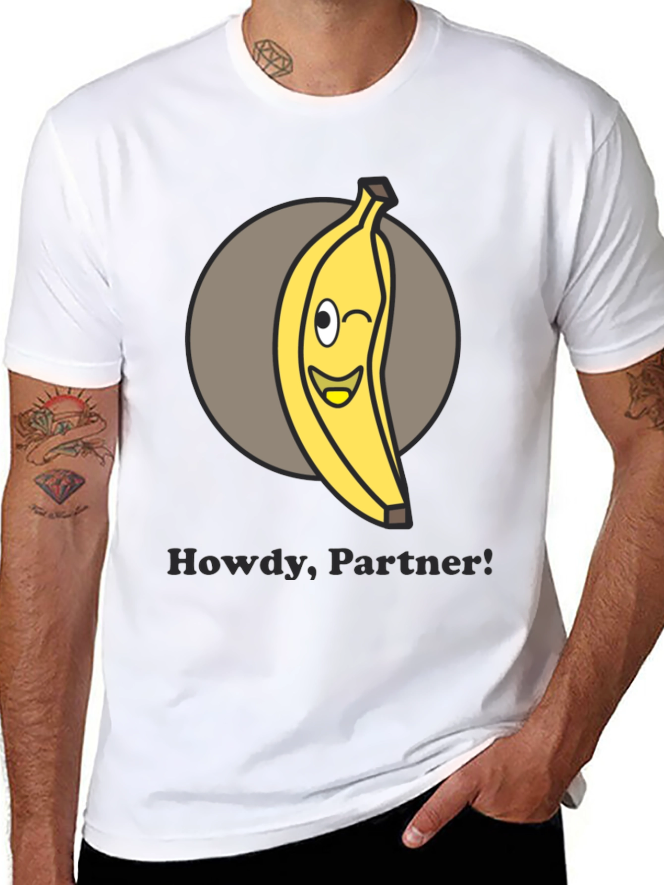 Howdy Partner Banana Graphic Tee