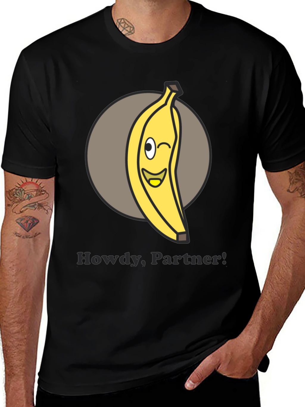 Howdy Partner Banana Graphic Tee