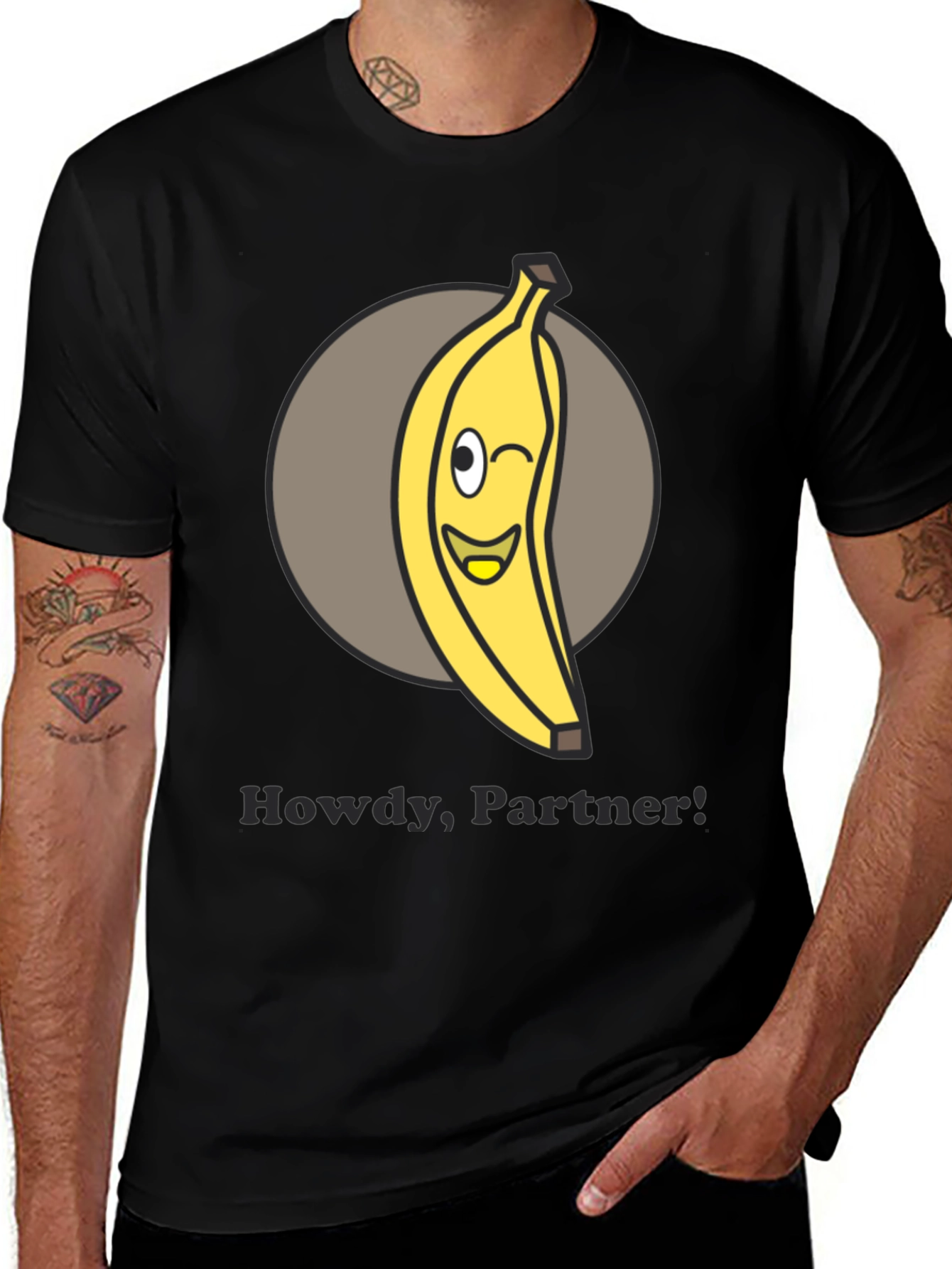 Howdy Partner Banana Graphic Tee