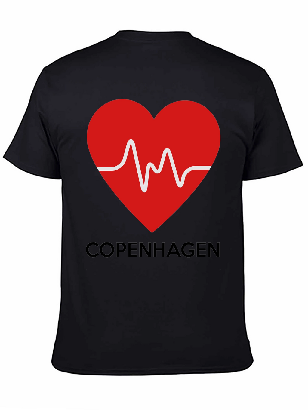Copenhagen Heartbeat T-Shirt - Stylish Graphic Tee