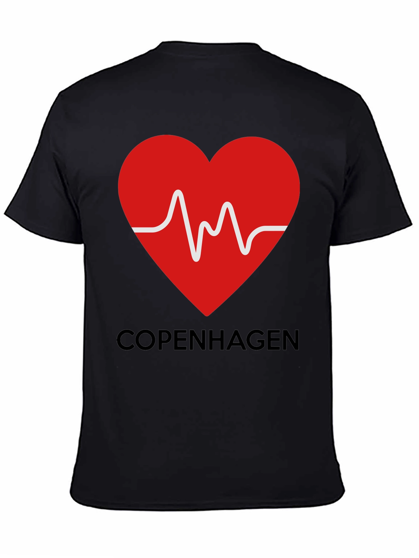 Copenhagen Heartbeat T-Shirt - Stylish Graphic Tee