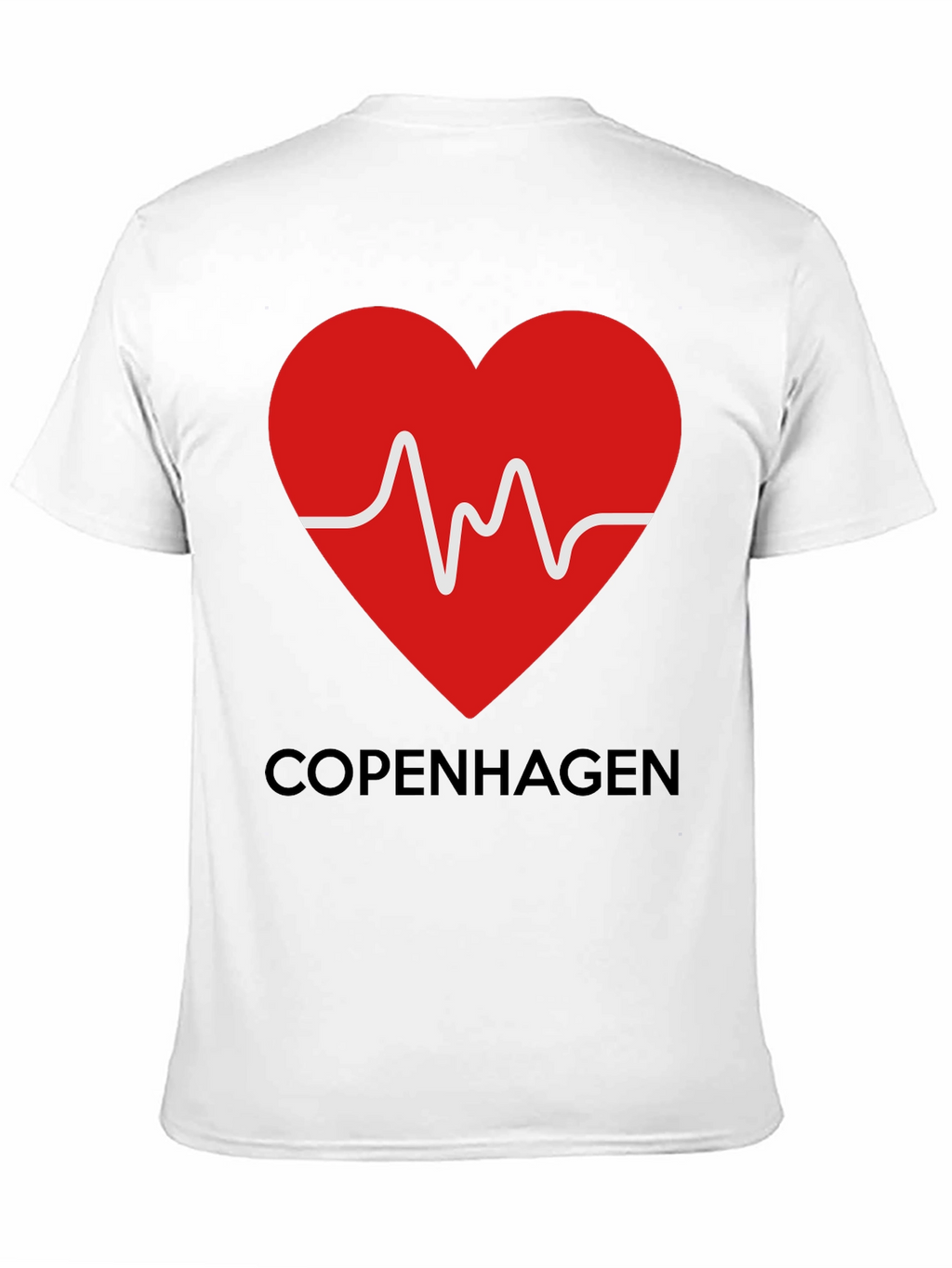 Copenhagen Heartbeat T-Shirt - Stylish Graphic Tee