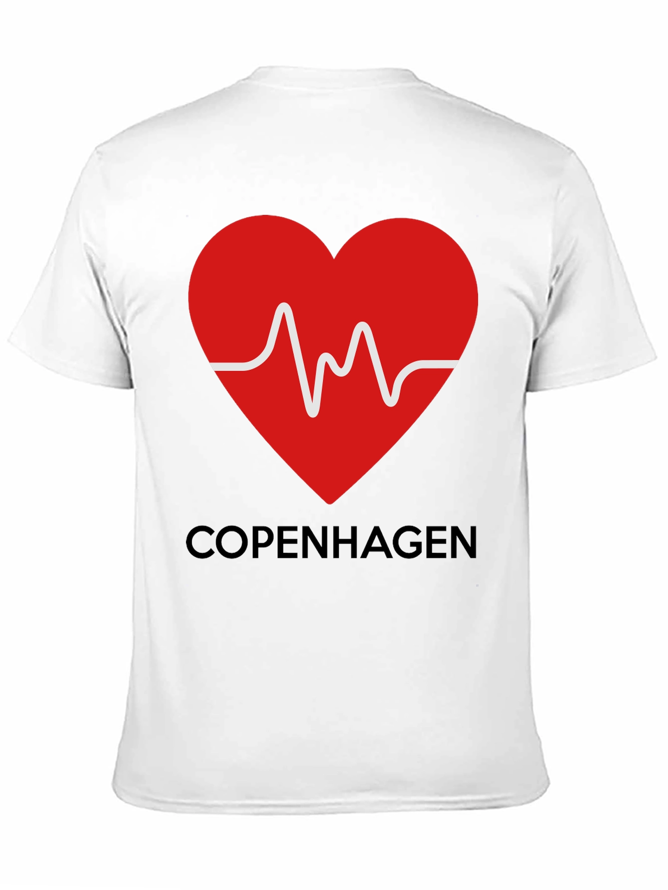 Copenhagen Heartbeat T-Shirt - Stylish Graphic Tee
