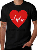 Copenhagen Heartbeat T-Shirt - Stylish Graphic Tee