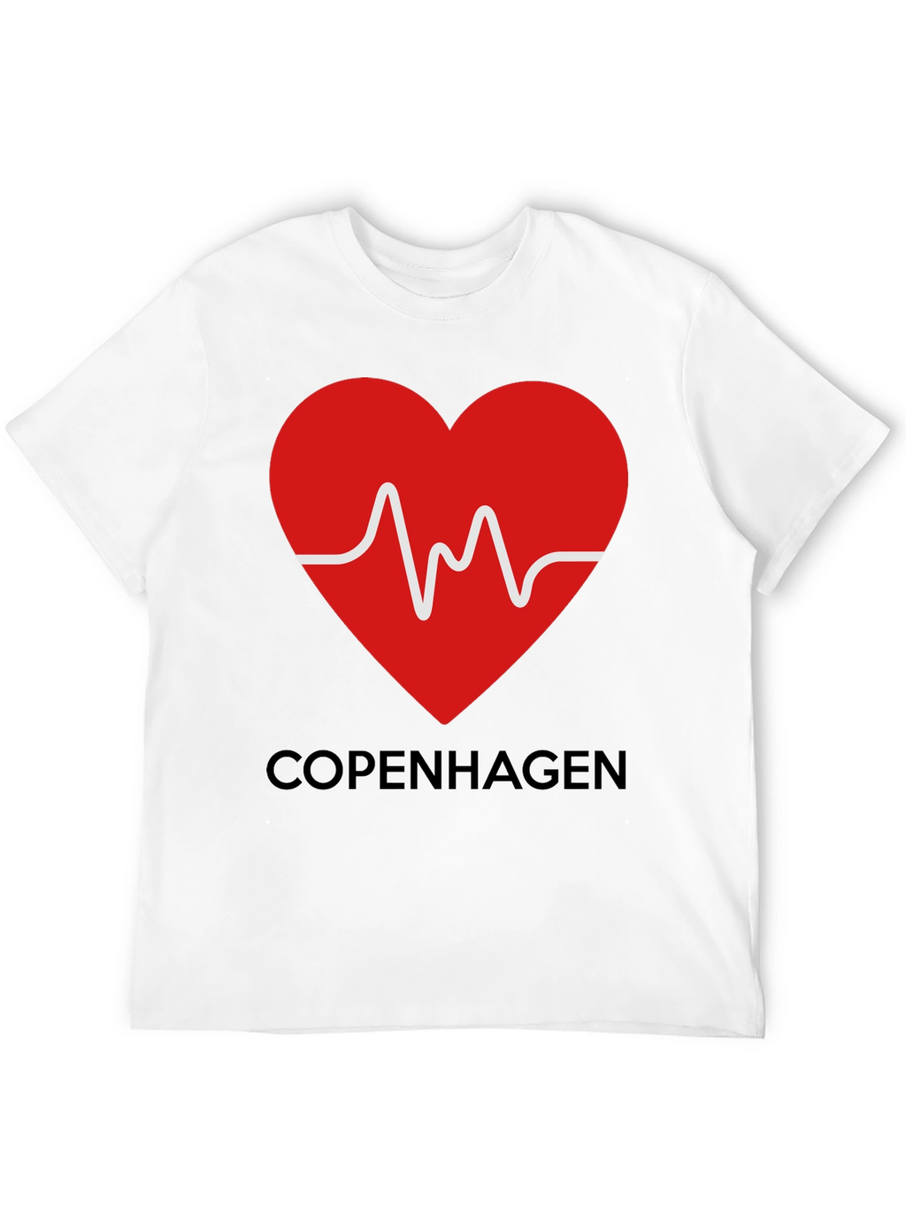 Copenhagen Heartbeat T-Shirt - Stylish Graphic Tee