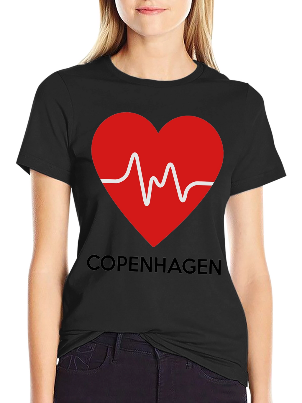 Copenhagen Heartbeat T-Shirt - Stylish Graphic Tee