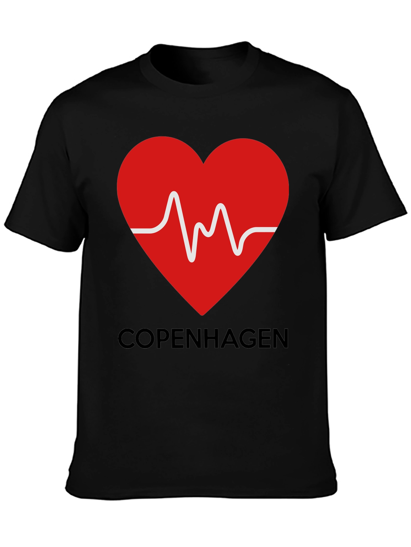 Copenhagen Heartbeat T-Shirt - Stylish Graphic Tee