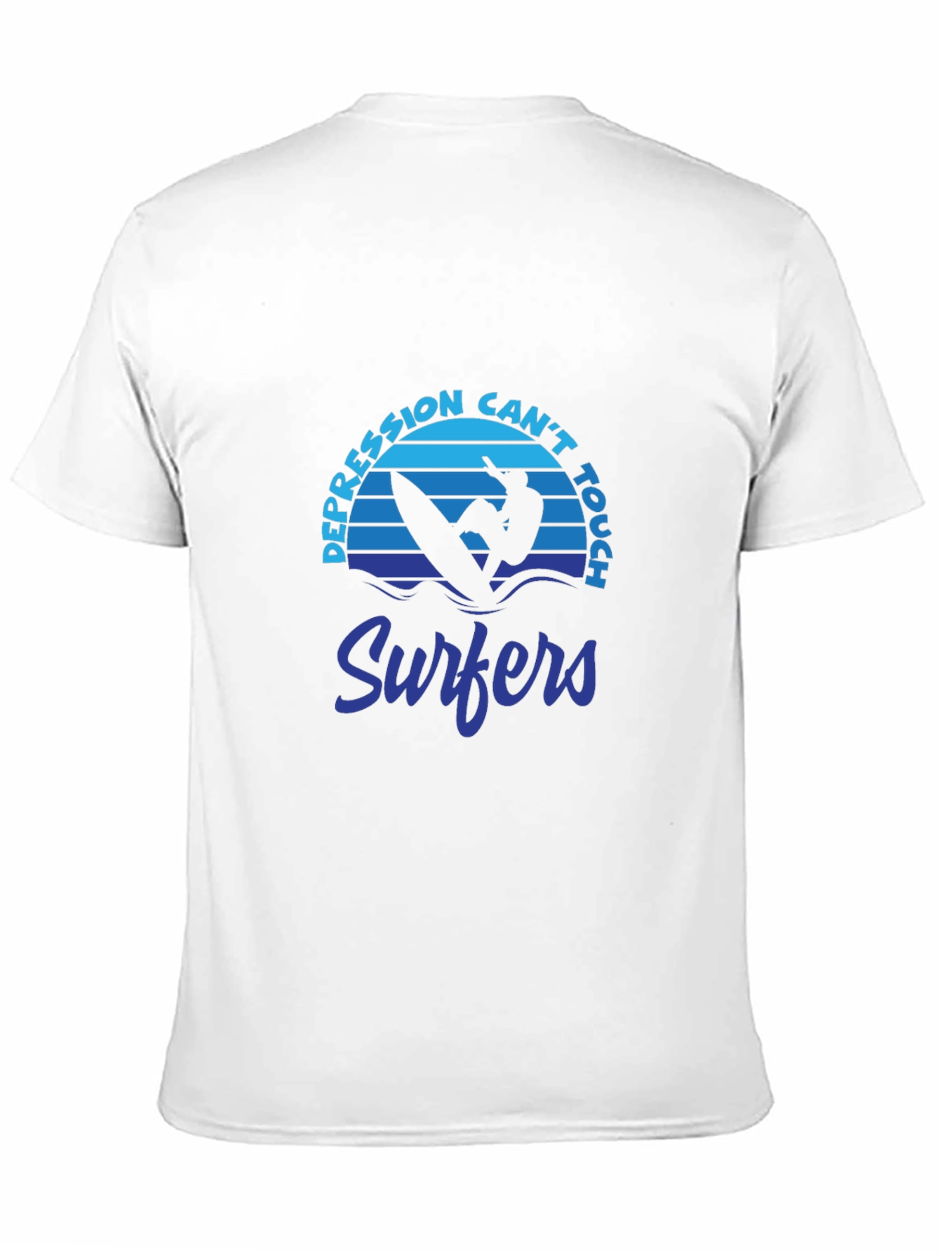 Depression Cant Touch Surfers Graphic T-Shirt
