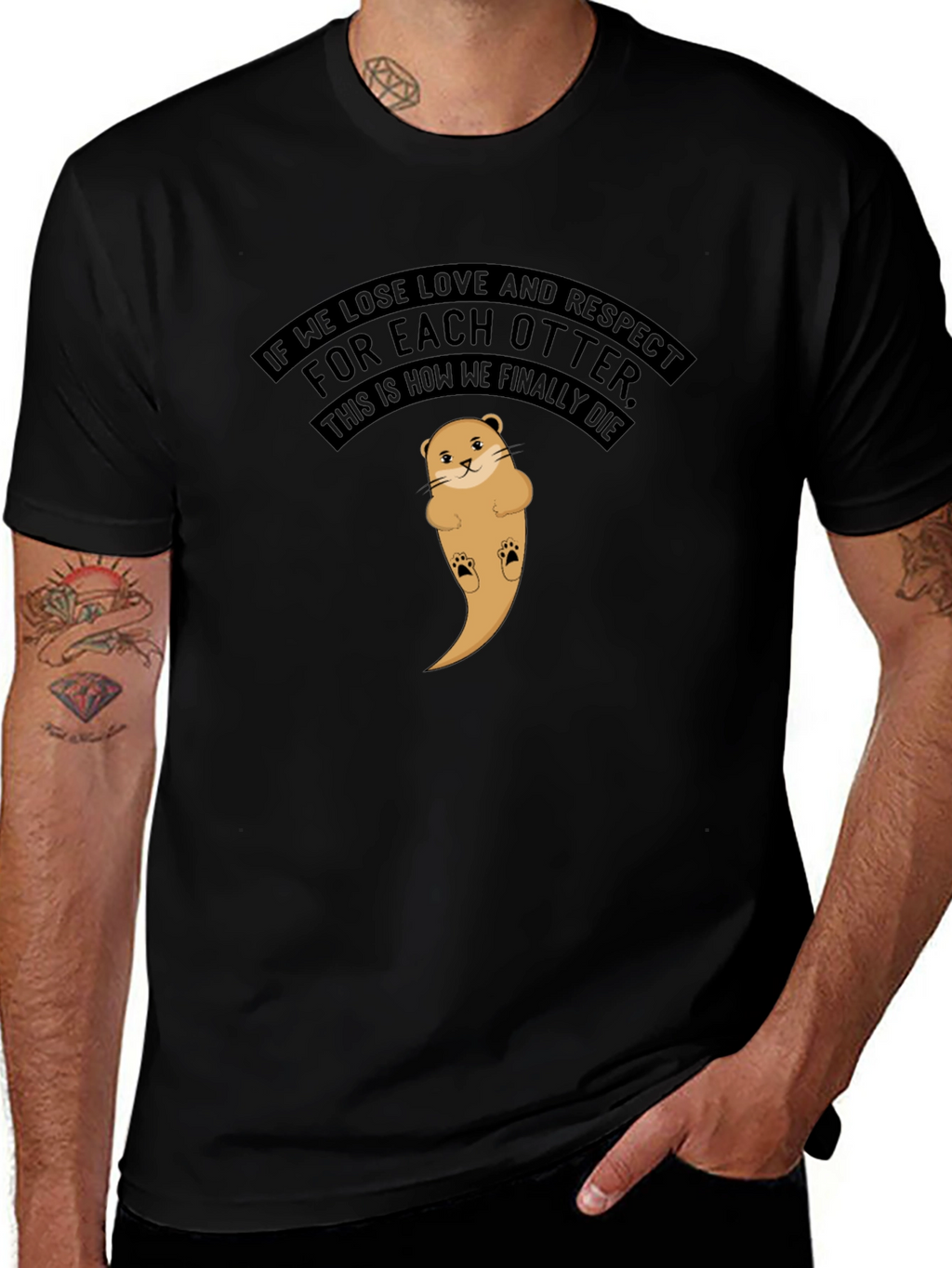 Otter Love T-Shirt - Funny Graphic Tee