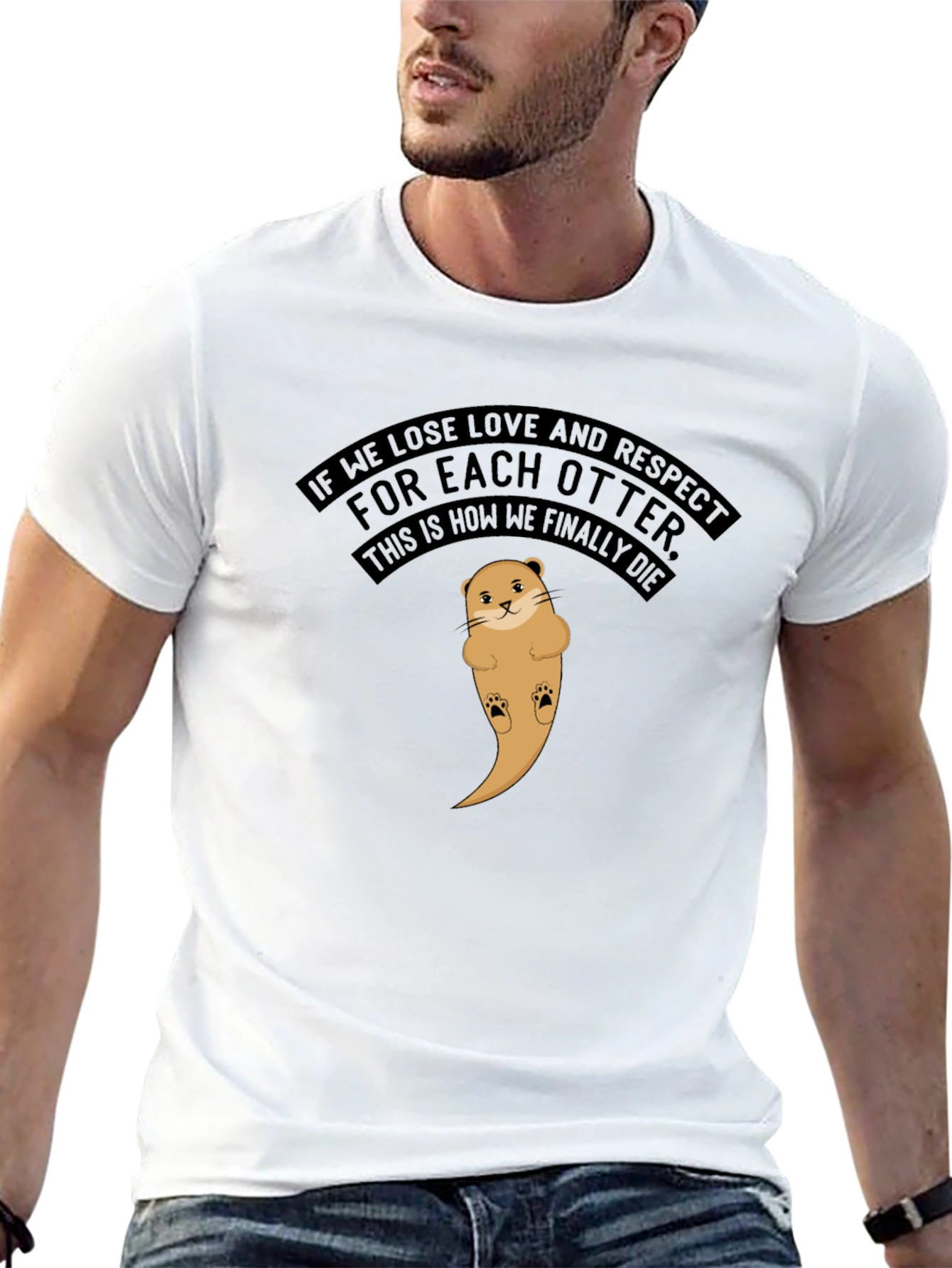 Otter Love T-Shirt - Funny Graphic Tee