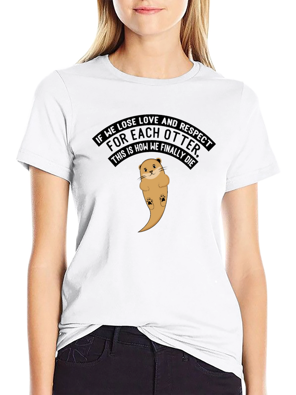Otter Love T-Shirt - Funny Graphic Tee