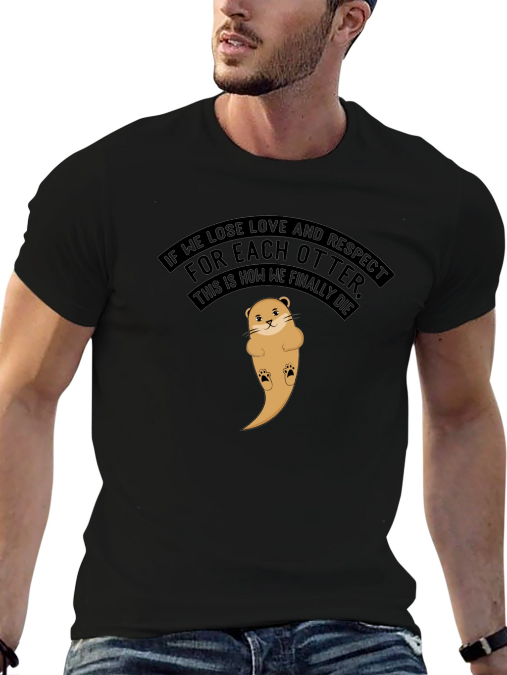 Otter Love T-Shirt - Funny Graphic Tee