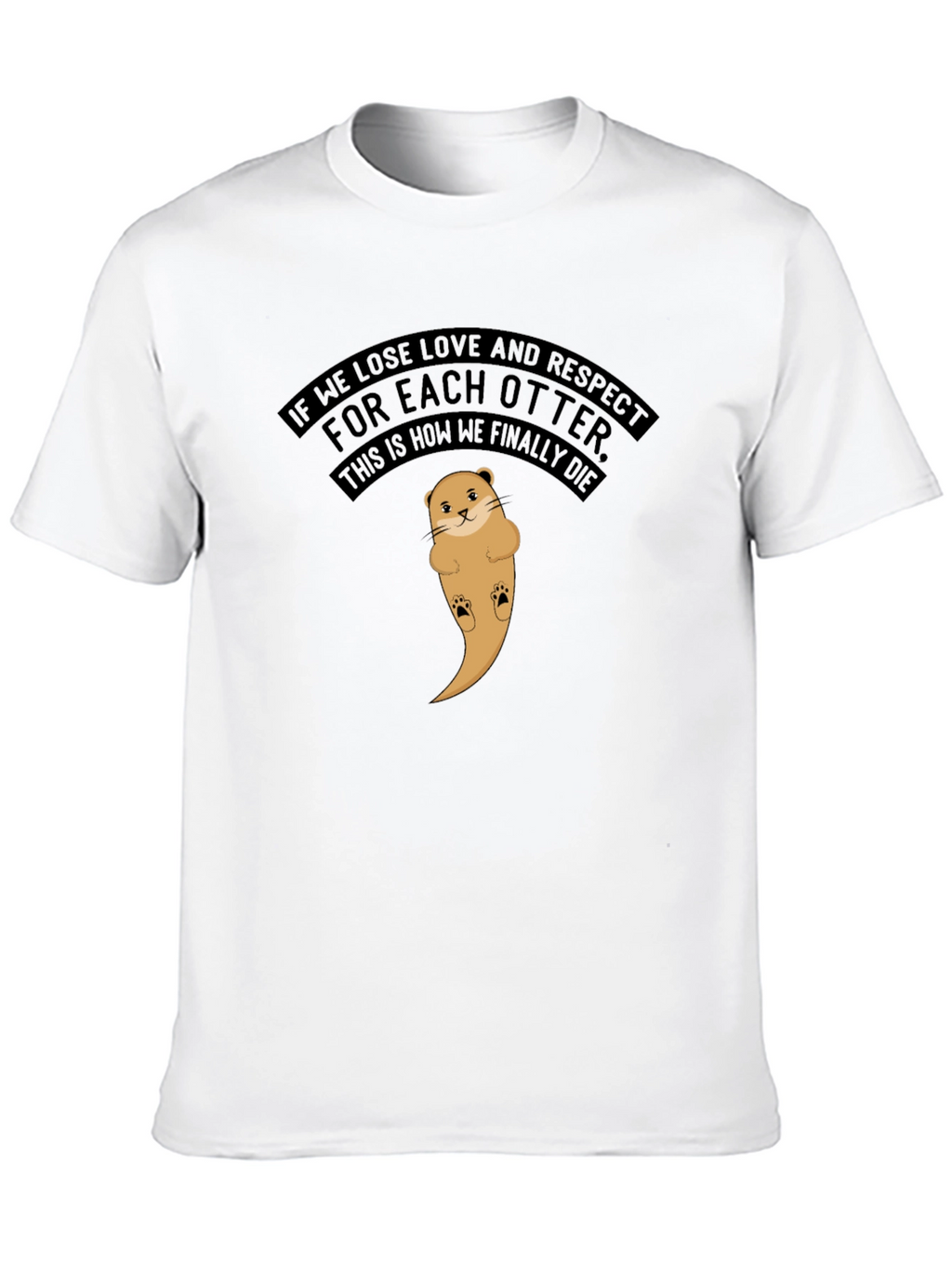 Otter Love T-Shirt - Funny Graphic Tee