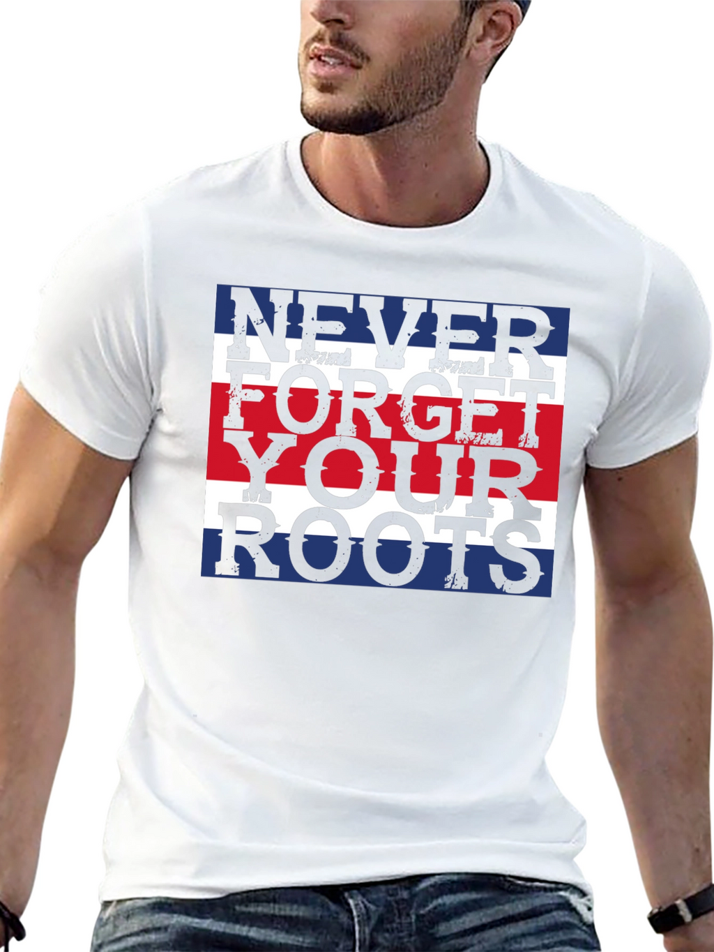 Never Forget Your Roots Graphic T-Shirt