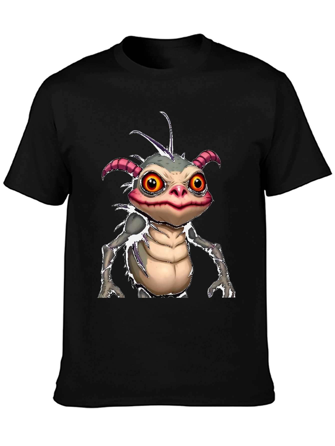 Monster Creature Graphic Tee - Unique Design