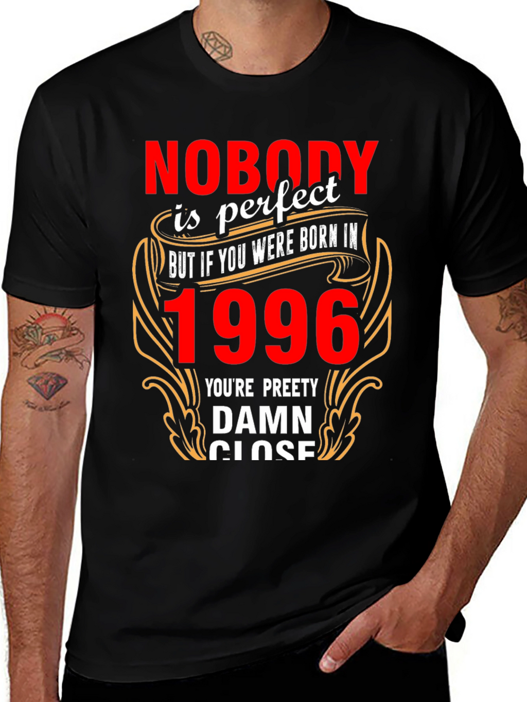 Born in 1996 T-Shirt - Novelty Birthday Tee