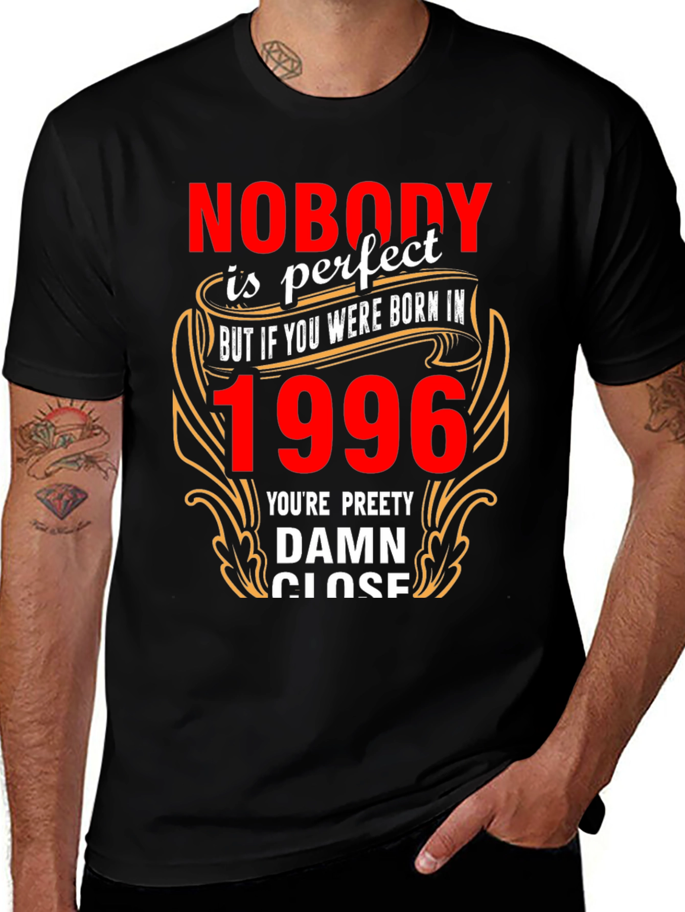 Born in 1996 T-Shirt - Novelty Birthday Tee