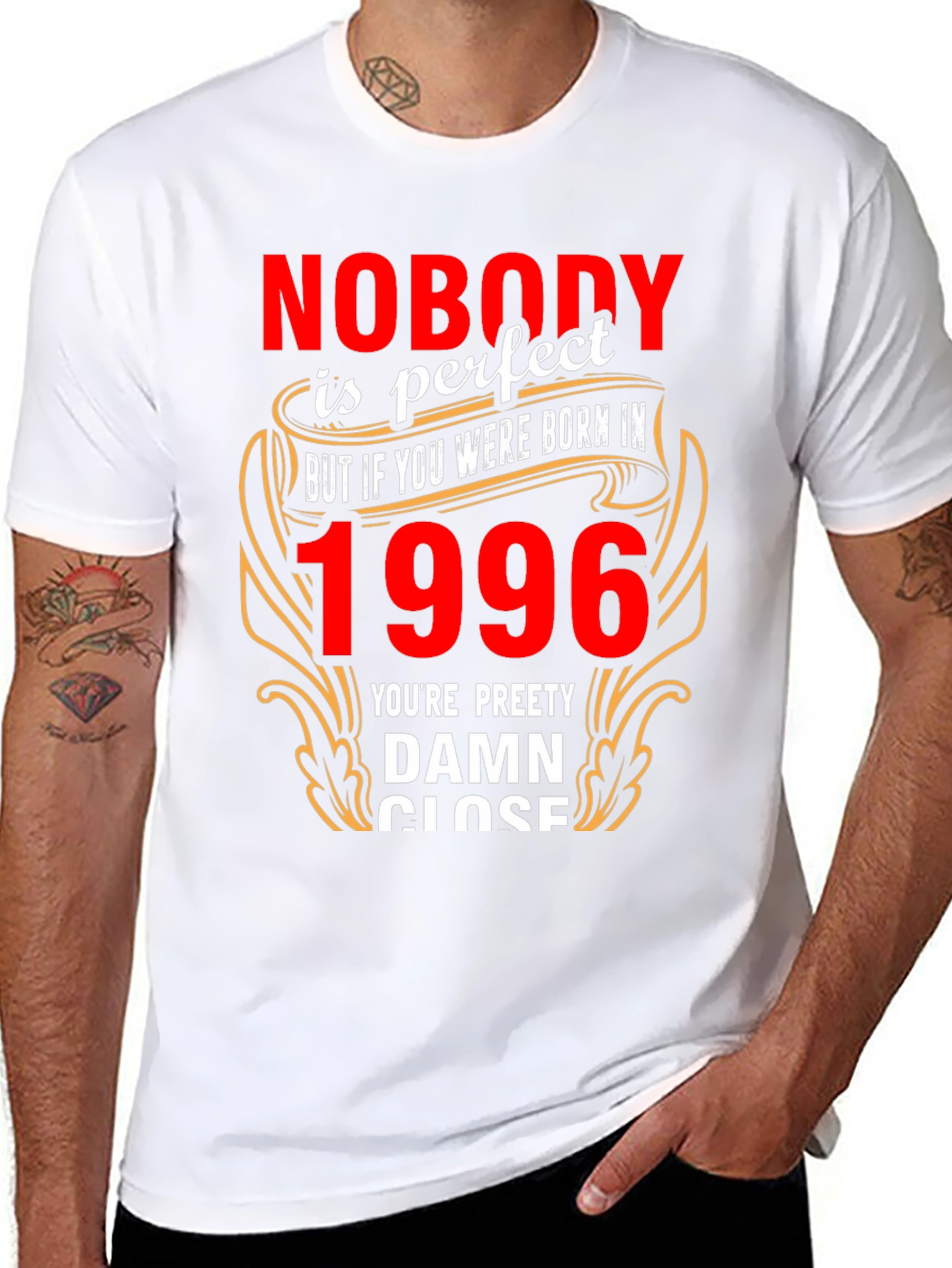 Born in 1996 T-Shirt - Novelty Birthday Tee