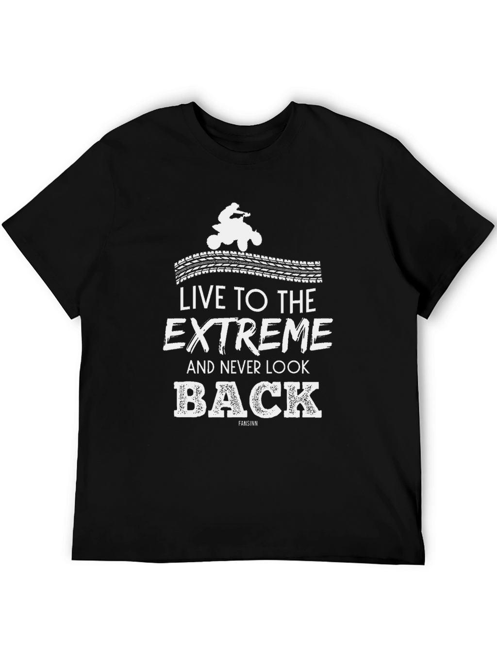 Live To The Extreme ATV Black T-Shirt