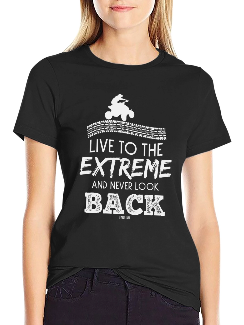 Live To The Extreme ATV Black T-Shirt