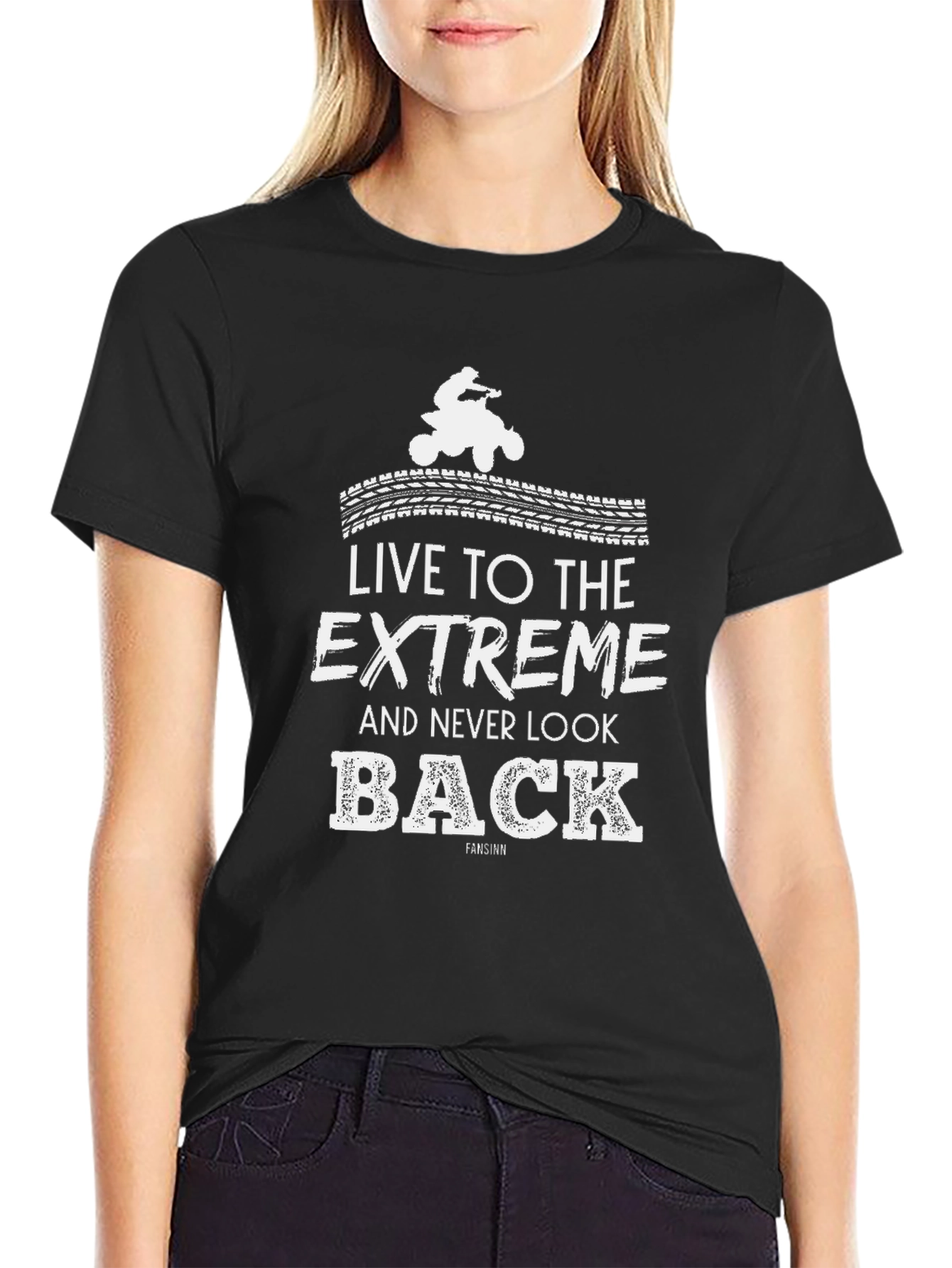 Live To The Extreme ATV Black T-Shirt
