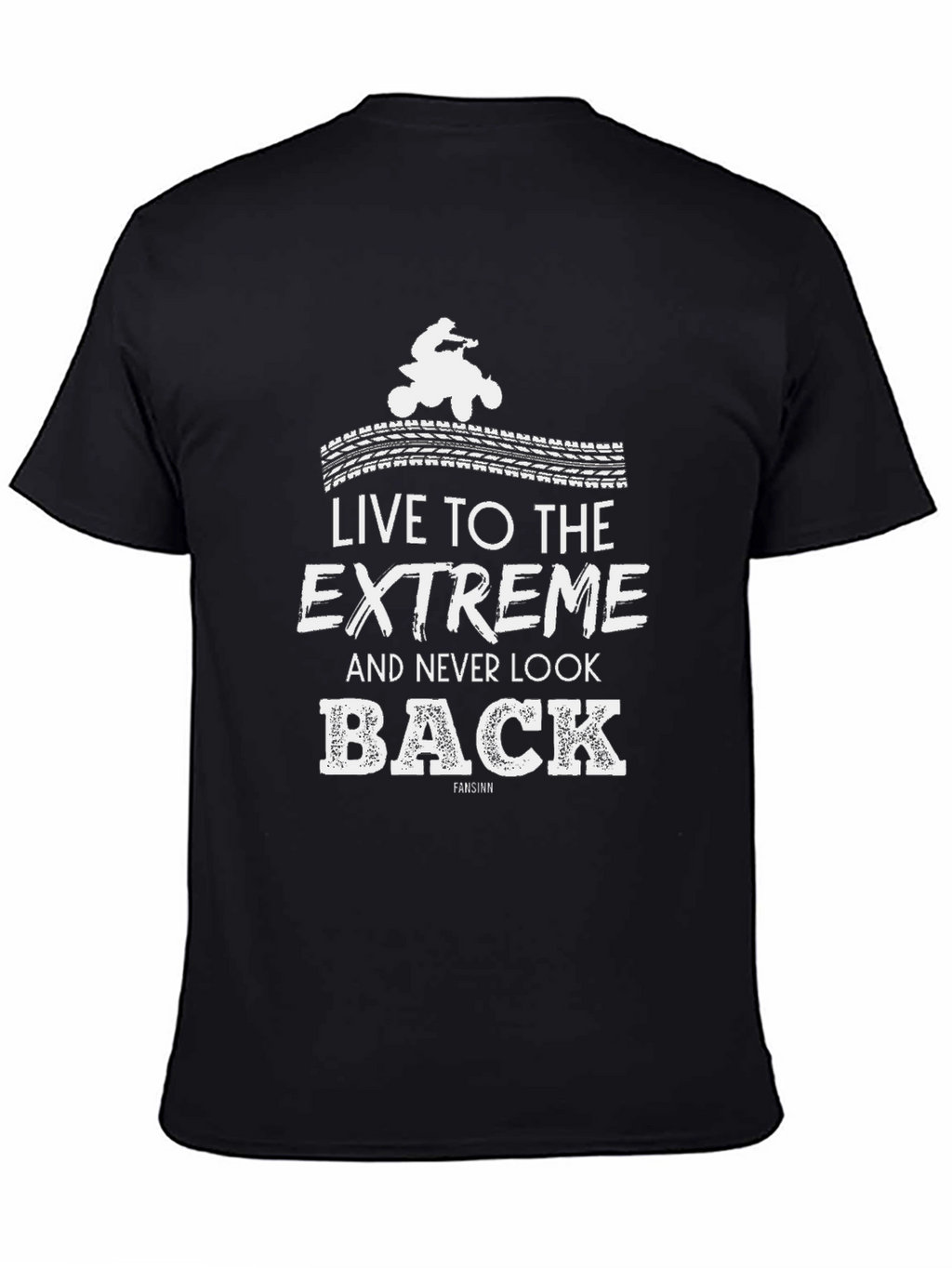 Live To The Extreme ATV Black T-Shirt