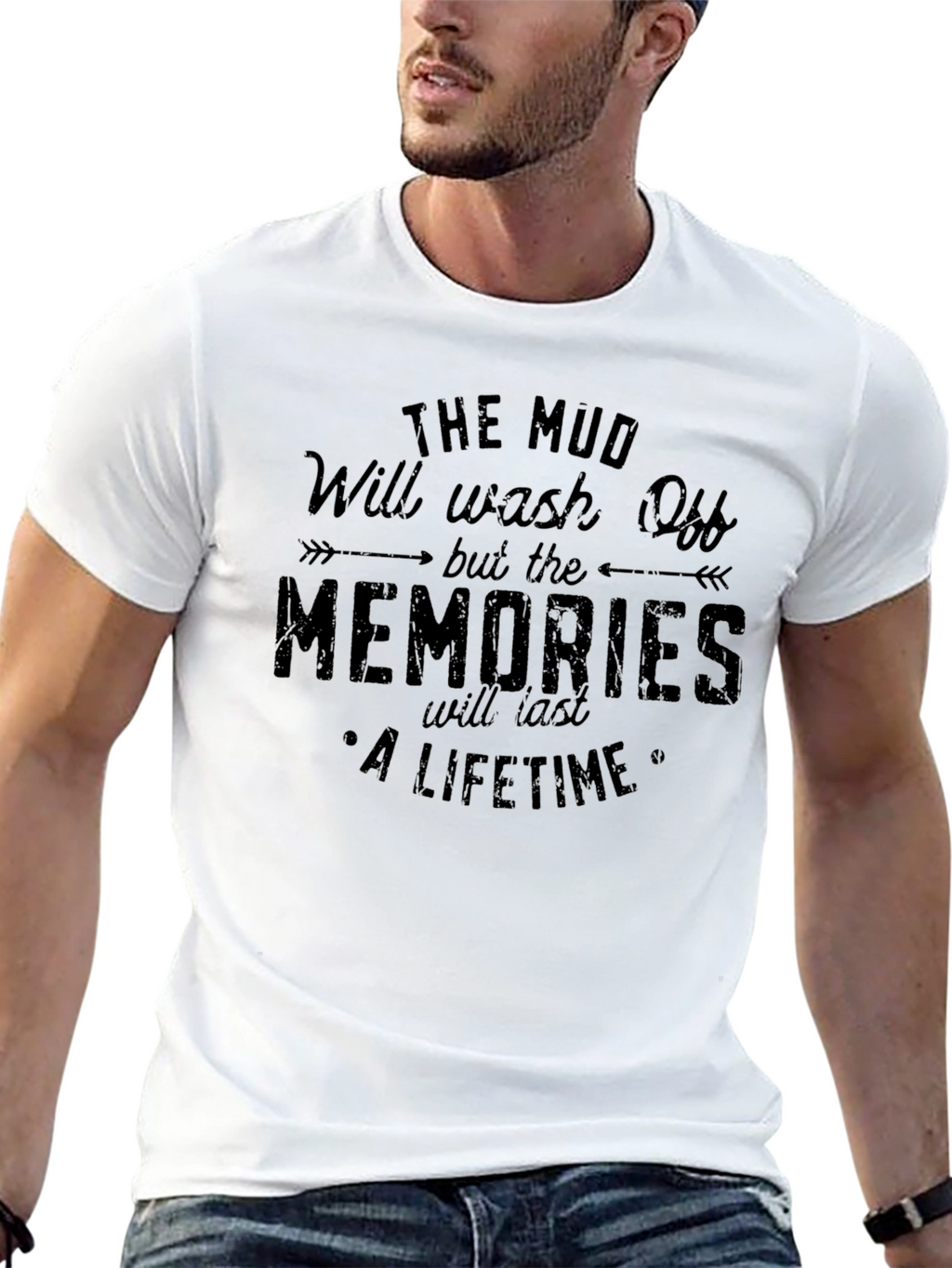 Mud Memories T-Shirt - A Lifetime of Adventure