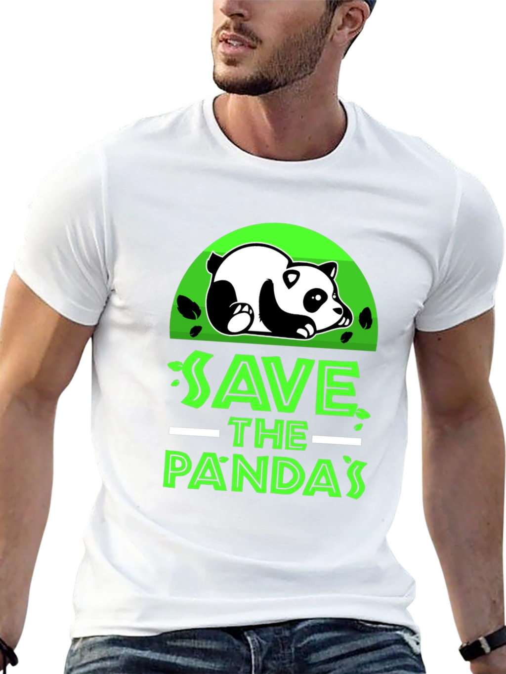 Save the Pandas Graphic T-Shirt
