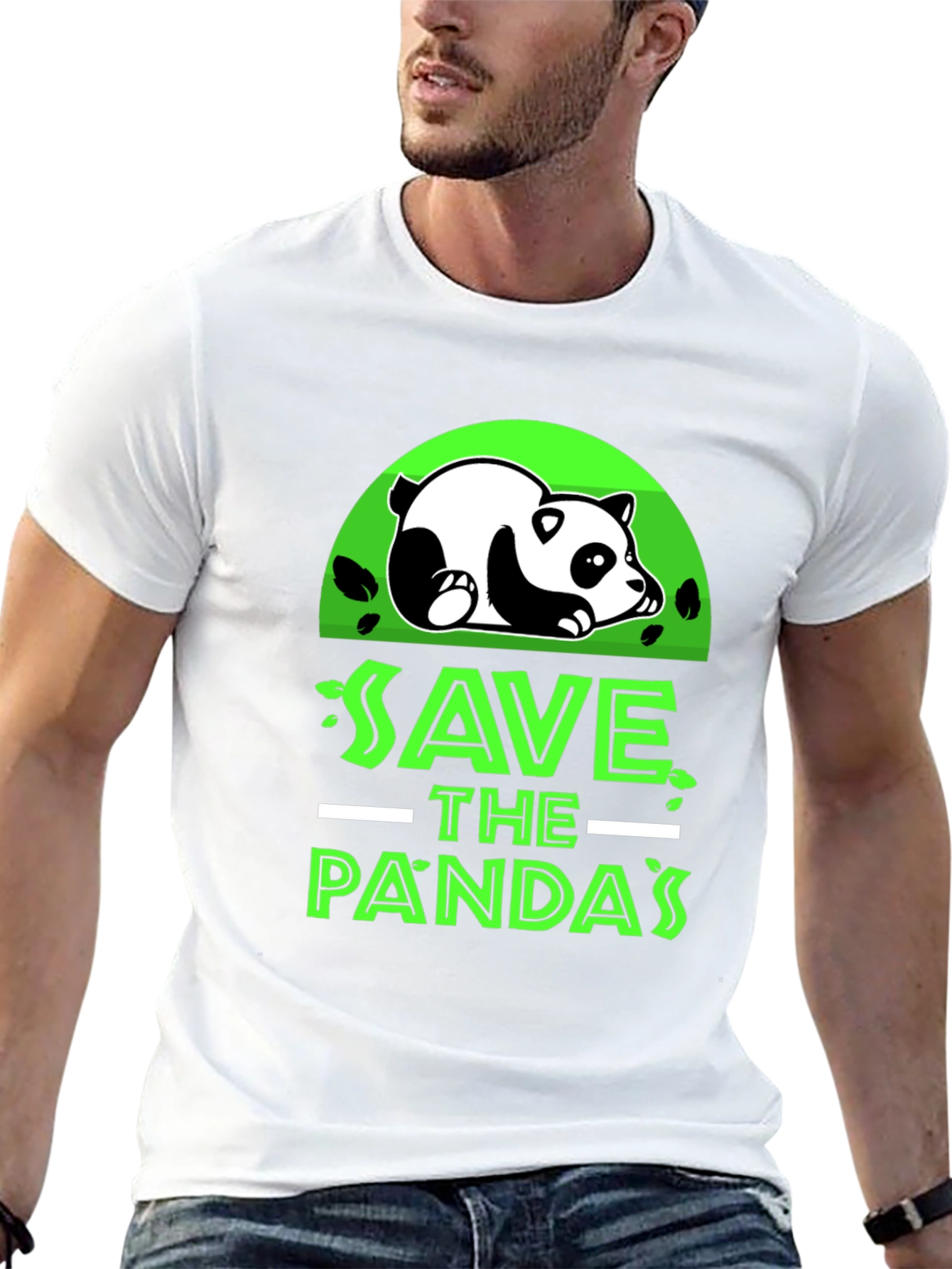 Save the Pandas Graphic T-Shirt