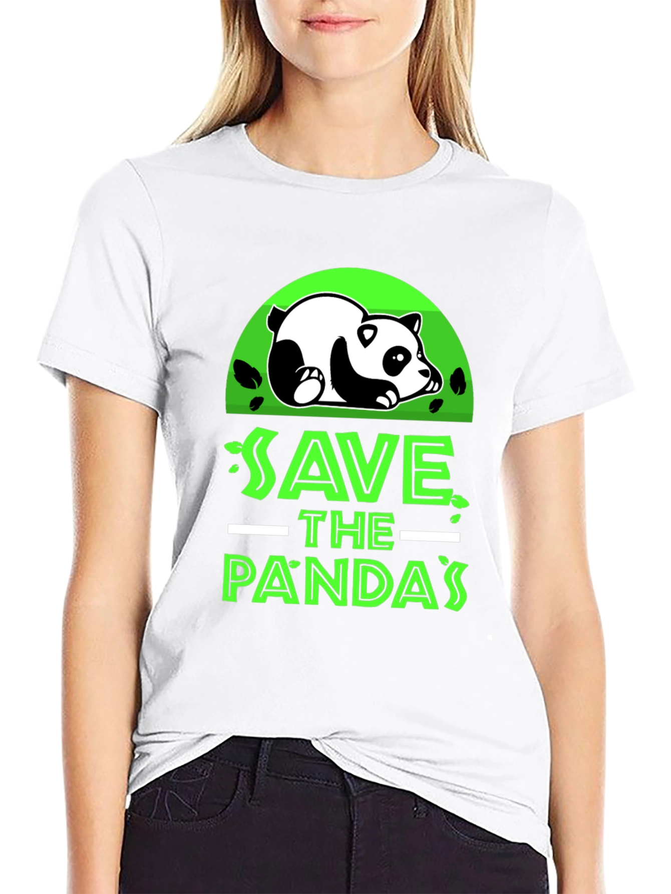 Save the Pandas Graphic T-Shirt