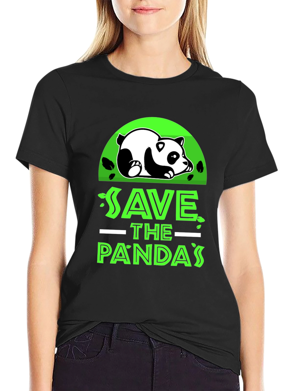Save the Pandas Graphic T-Shirt
