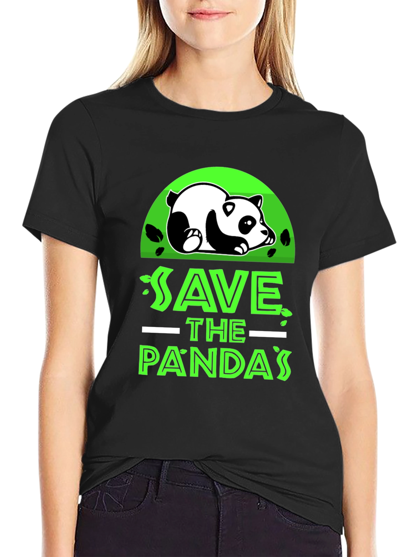 Save the Pandas Graphic T-Shirt