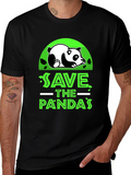 Save the Pandas Graphic T-Shirt