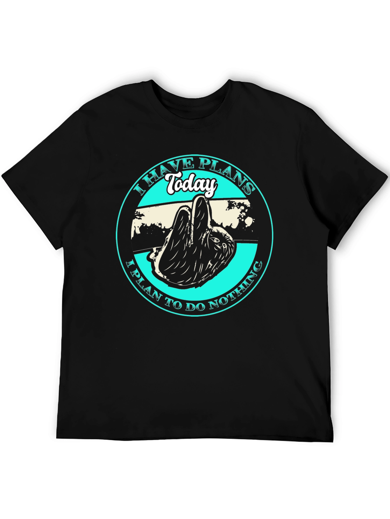 Sloth T-Shirt: I Have Plans Today Graphic Tee