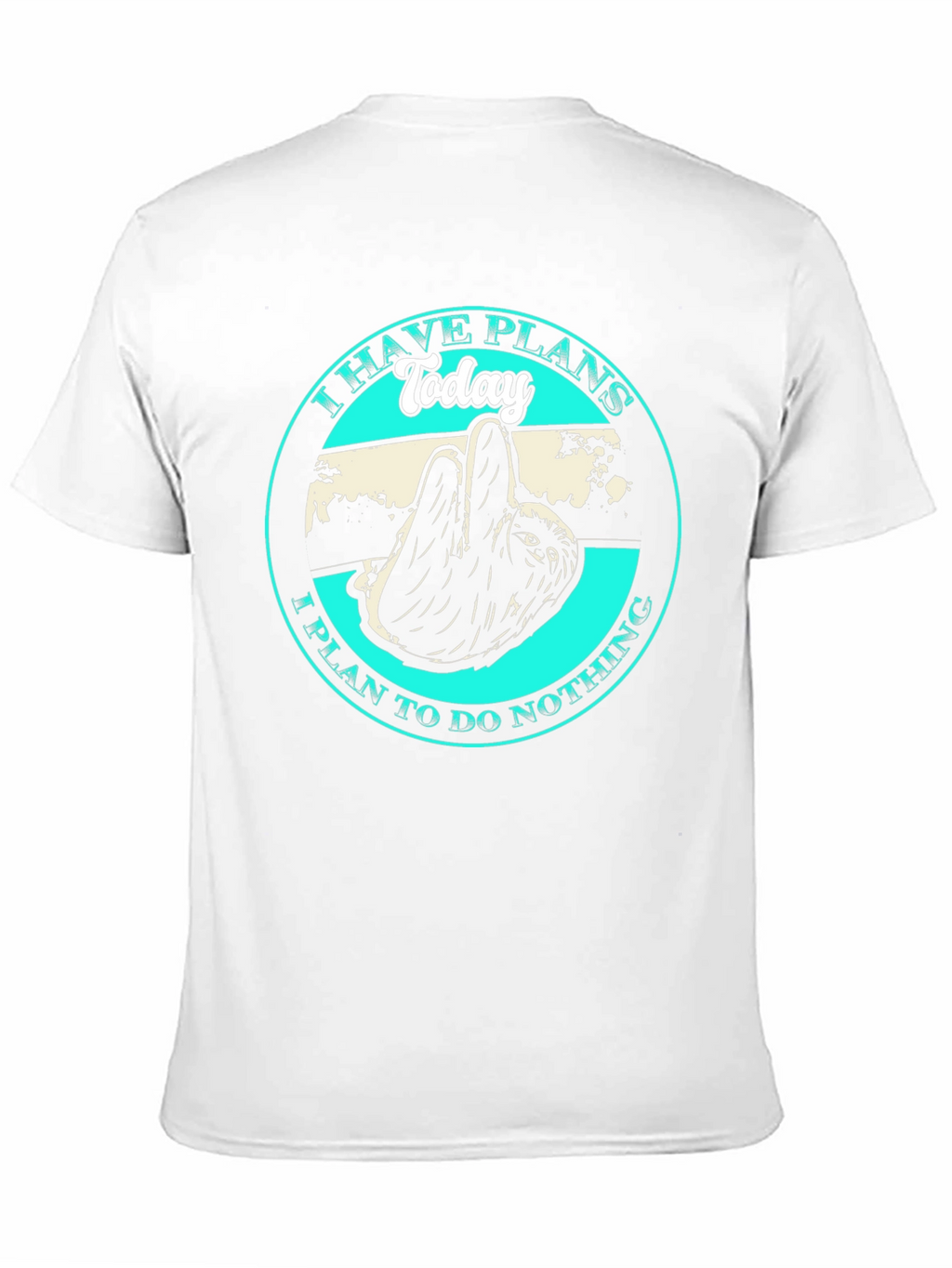 Sloth T-Shirt: I Have Plans Today Graphic Tee