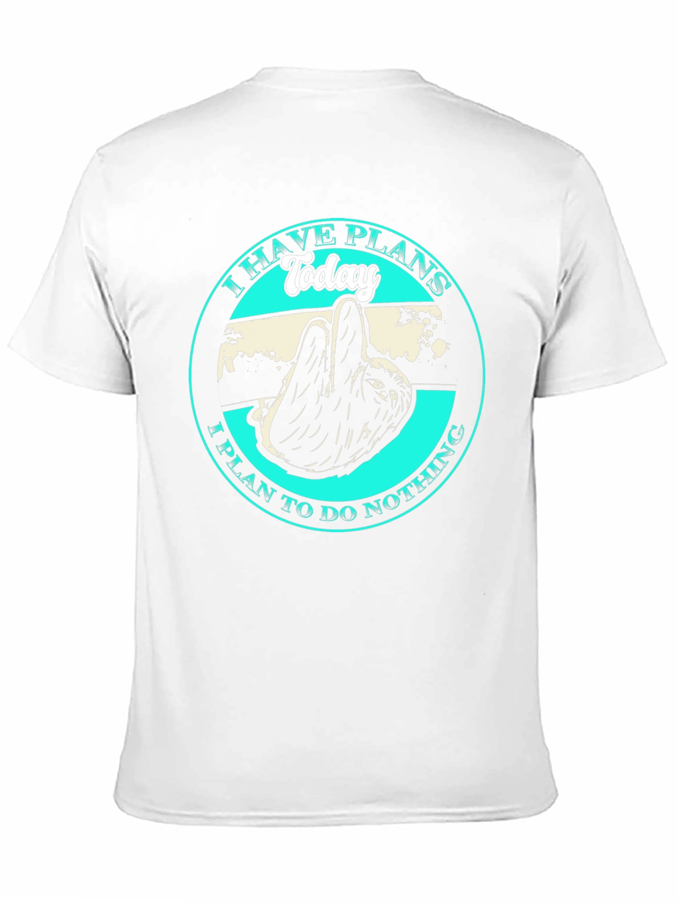 Sloth T-Shirt: I Have Plans Today Graphic Tee
