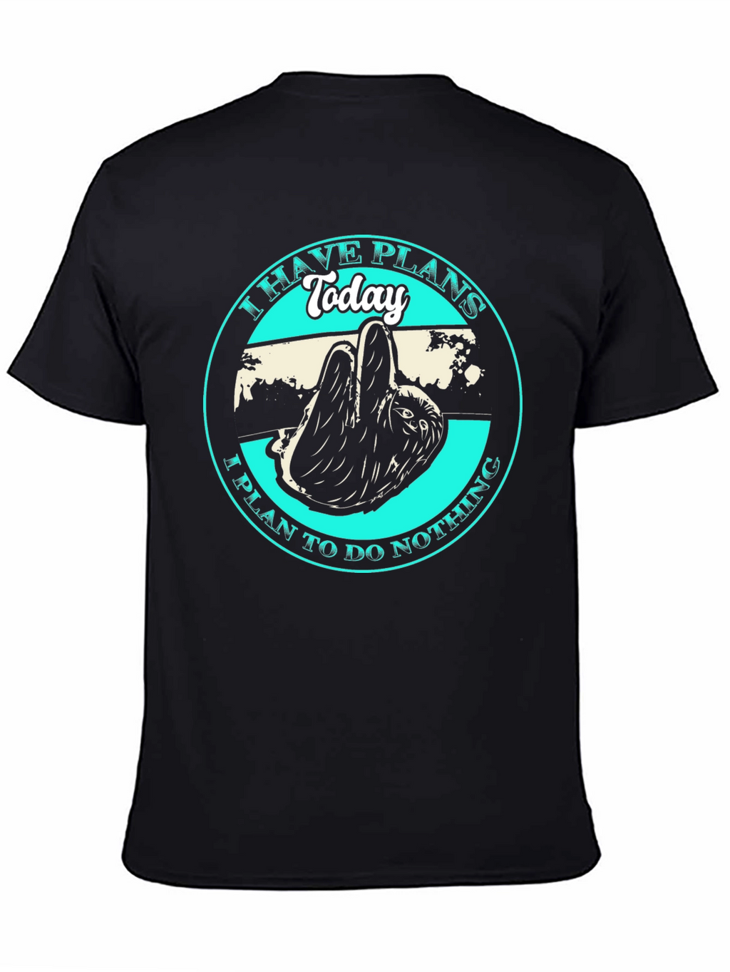 Sloth T-Shirt: I Have Plans Today Graphic Tee