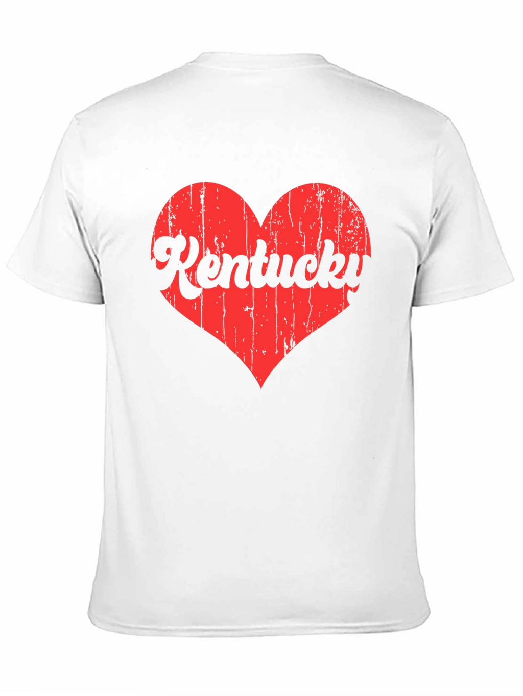 Kentucky Heart T-Shirt - Distressed Graphic Tee