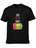 Dad Low Battery Baby High Battery T-Shirt