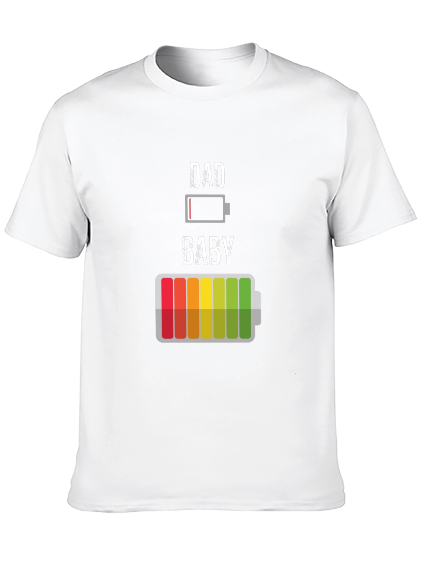 Dad Low Battery Baby High Battery T-Shirt