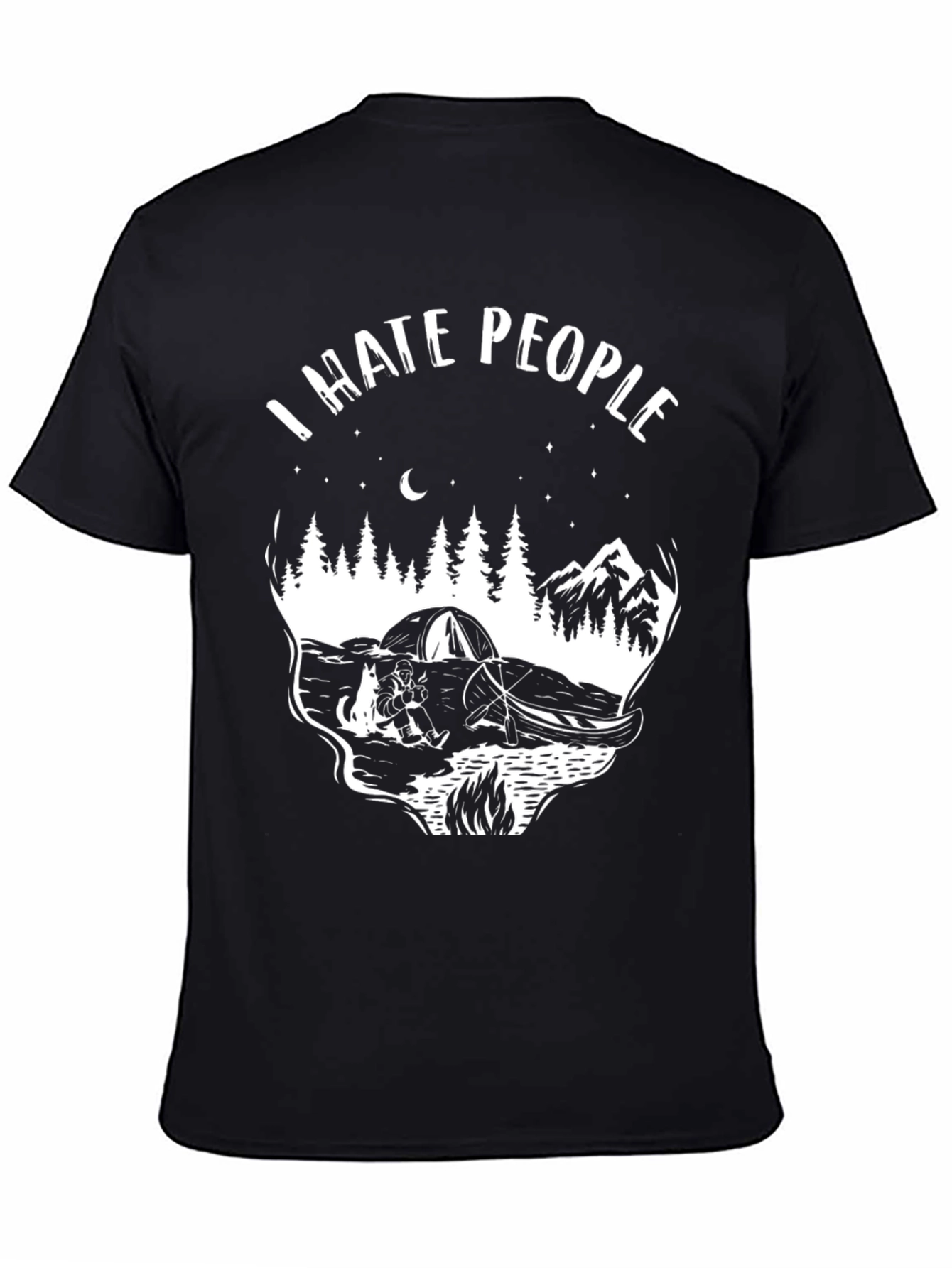 I Hate People Camping T-Shirt