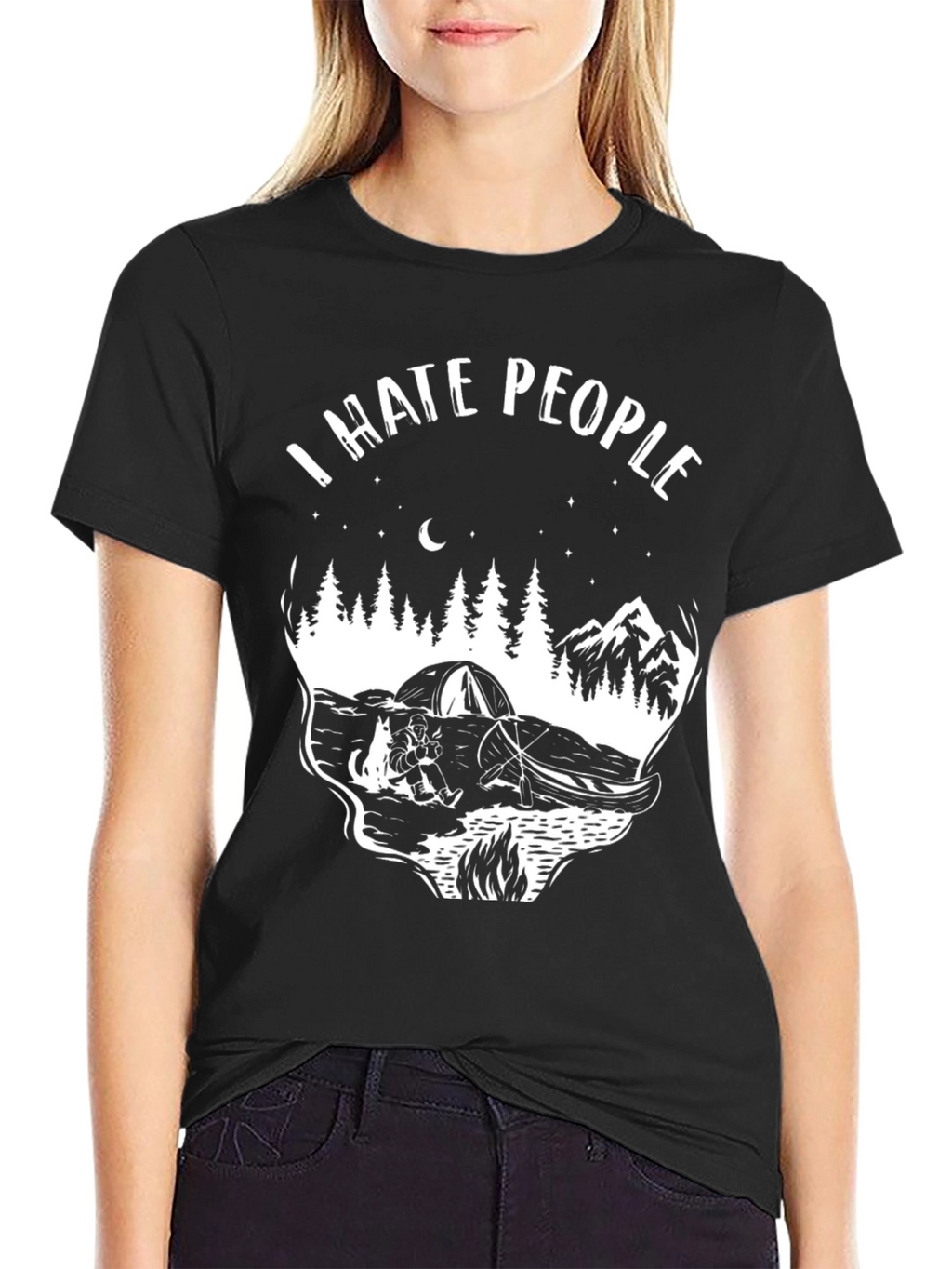 I Hate People Camping T-Shirt