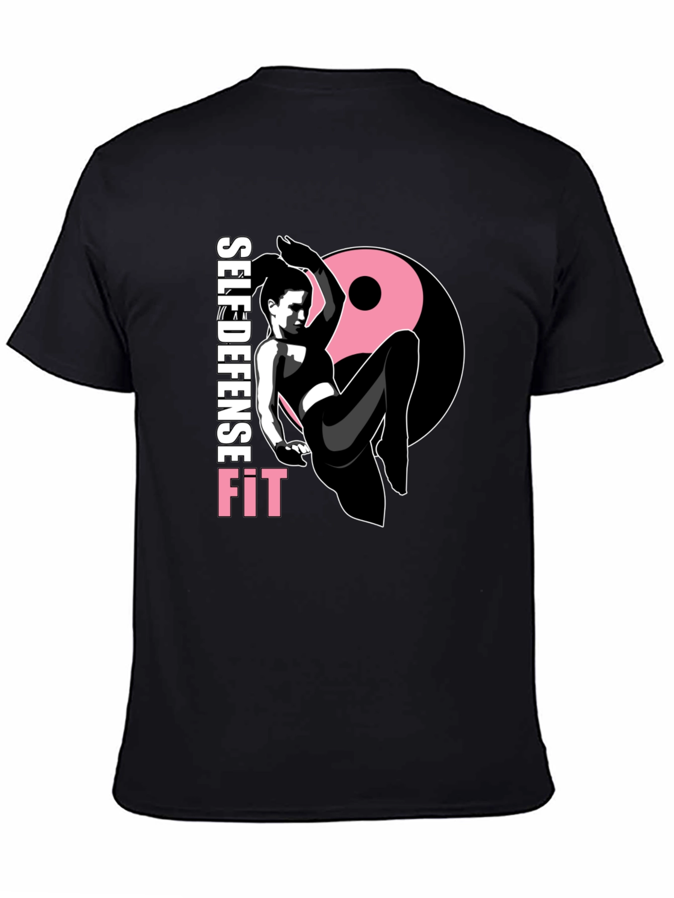 Self Defense Fit Graphic Tee - Black