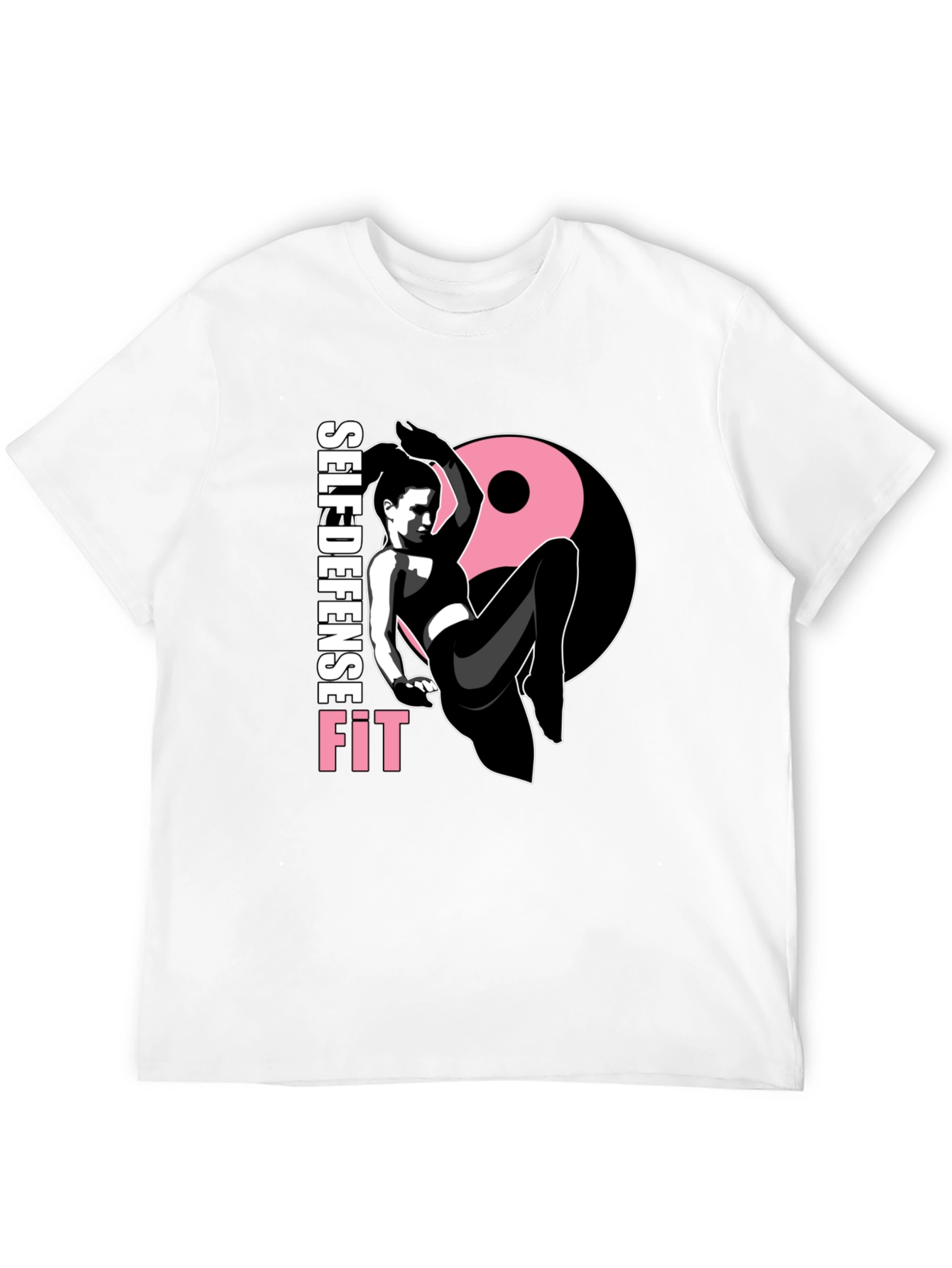 Self Defense Fit Graphic Tee - Black