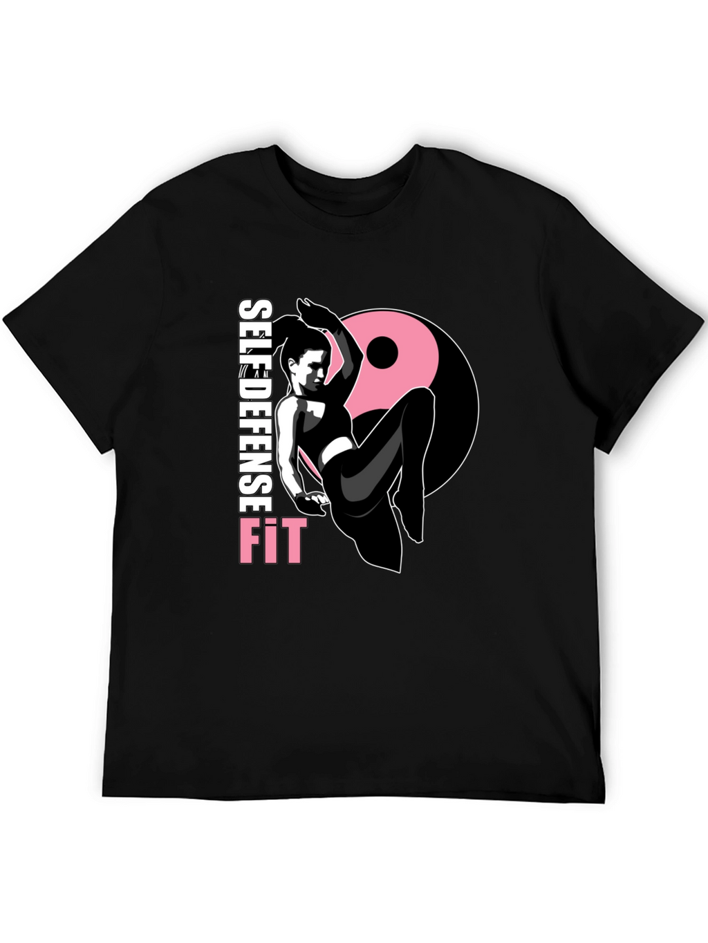 Self Defense Fit Graphic Tee - Black